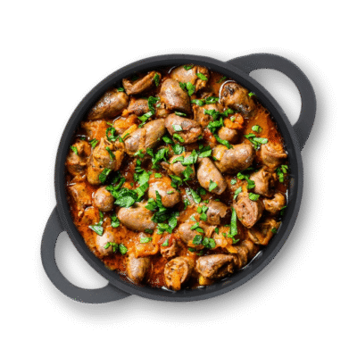 Ficatei de pui cu usturoi Catering Scorilo