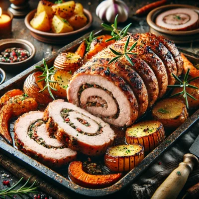 Ruladă de Porc la Tavă - 0,7 Kg