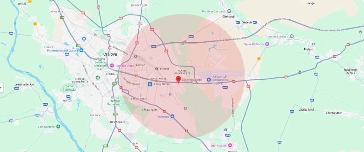 Harta zone livrare Scorilo